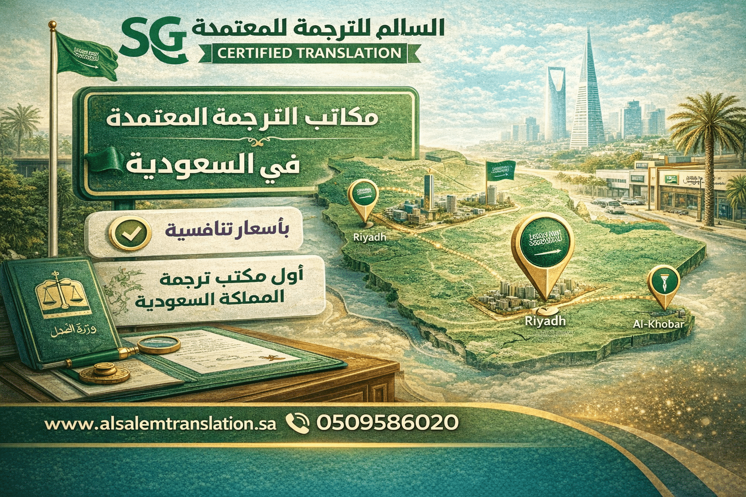 مكاتب الترجمة المعتمدة في السعودية