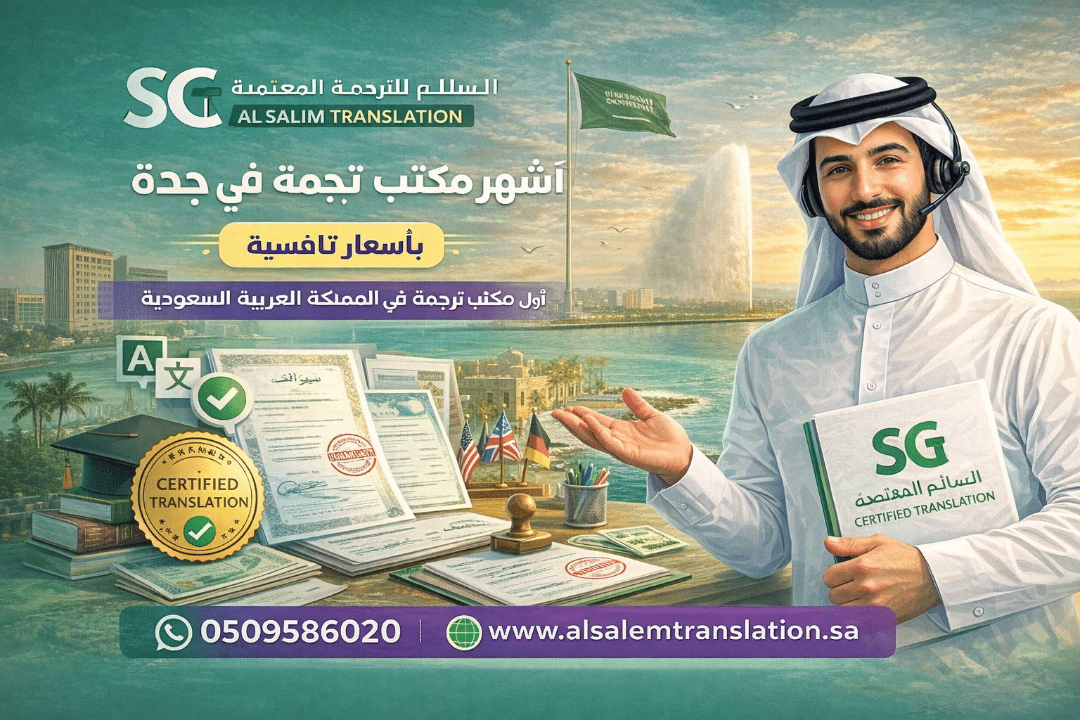 أشهر مكتب ترجمة في جدة