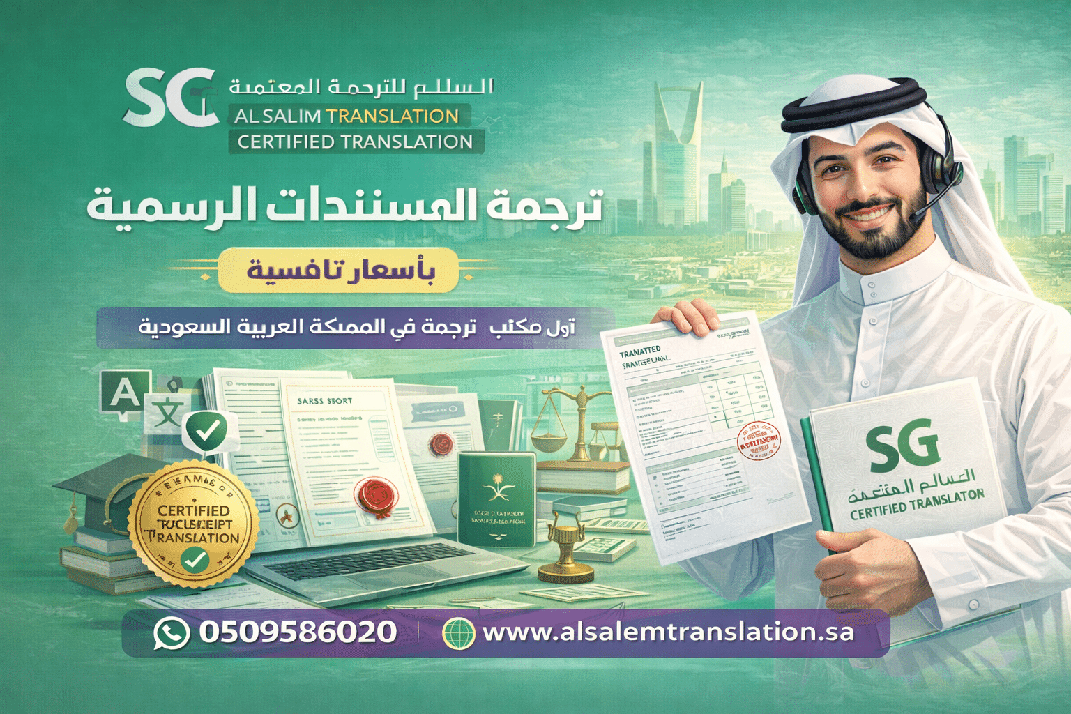 ترجمة المستندات الرسمية