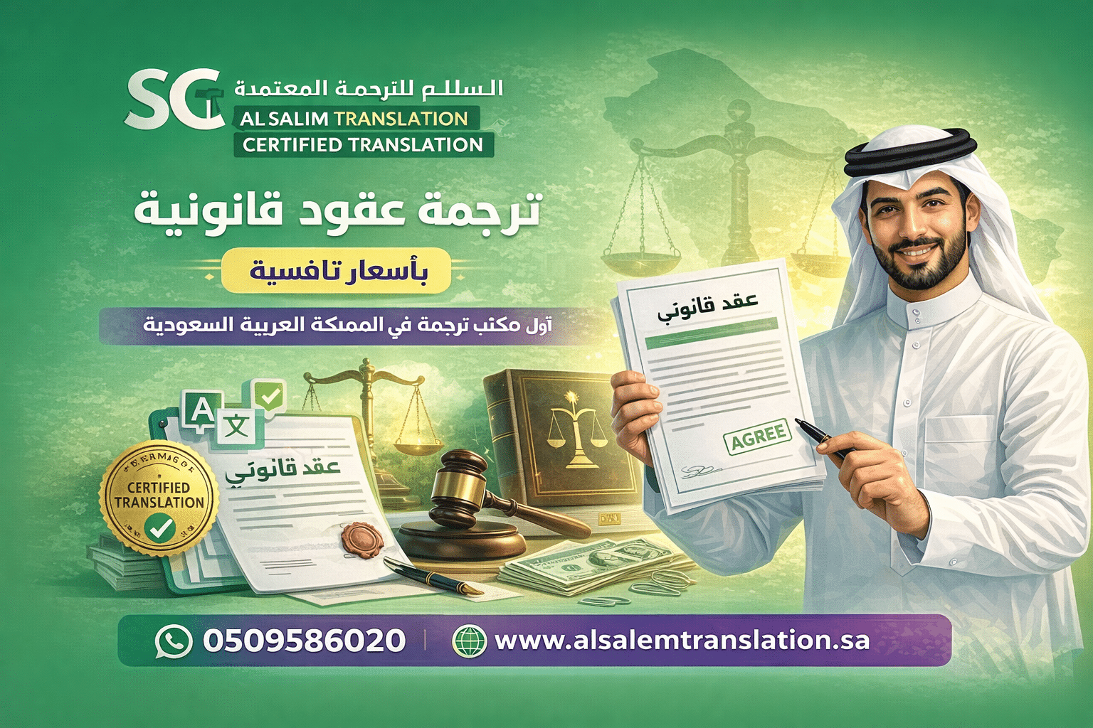 ترجمة عقود قانونية