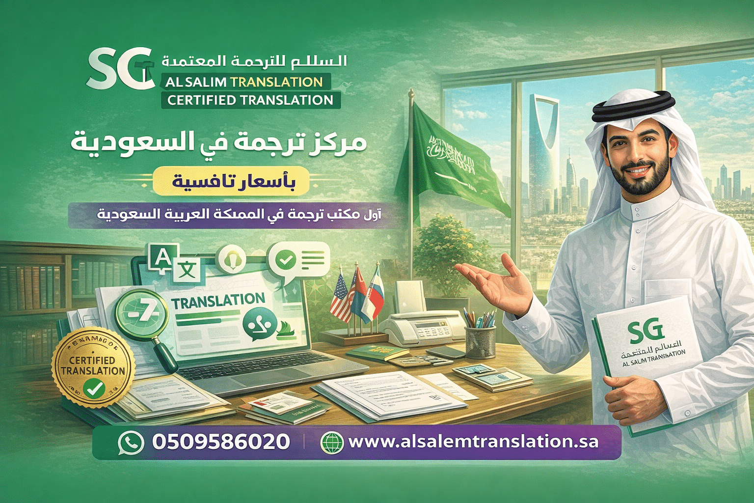 شركة ترجمة معتمدة السعودية