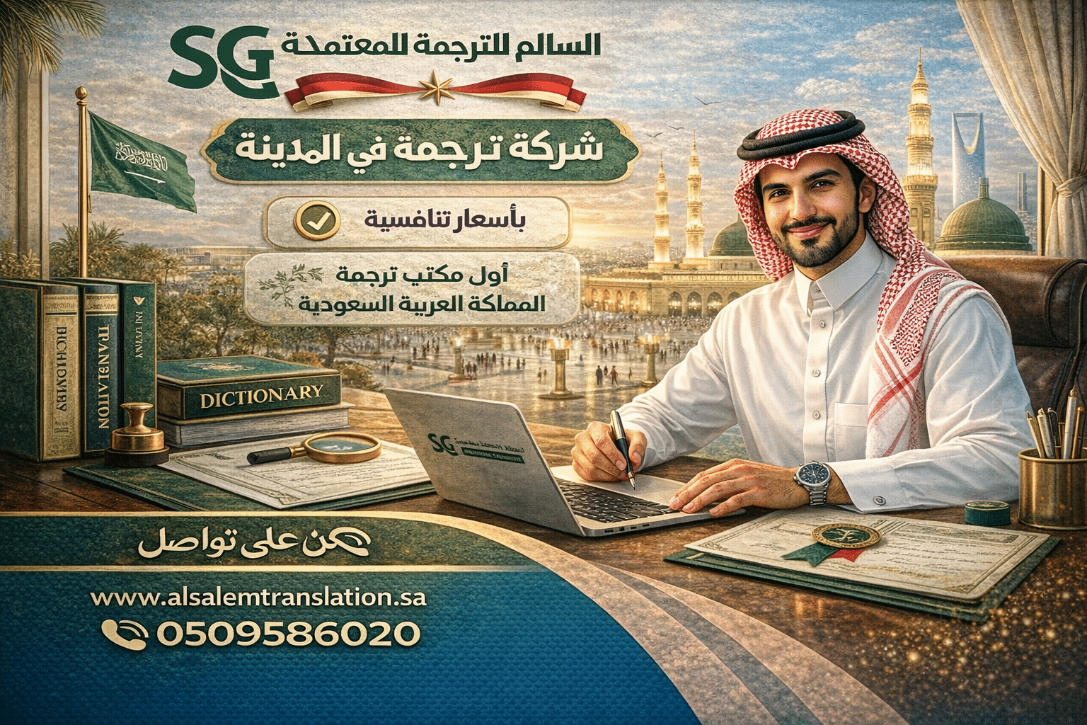 شركة ترجمة معتمدة في المدينة