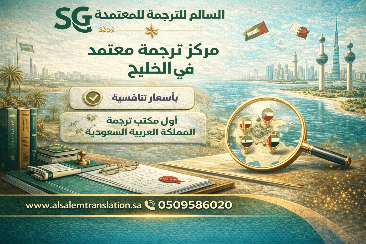 مركز ترجمة معتمد في الخليج