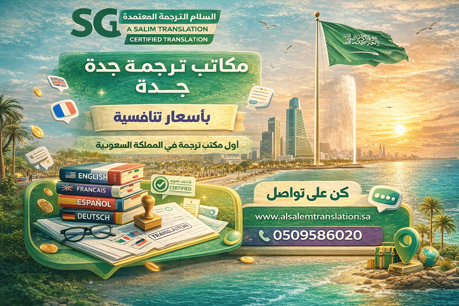 مكاتب ترجمة معتمدة في جدة