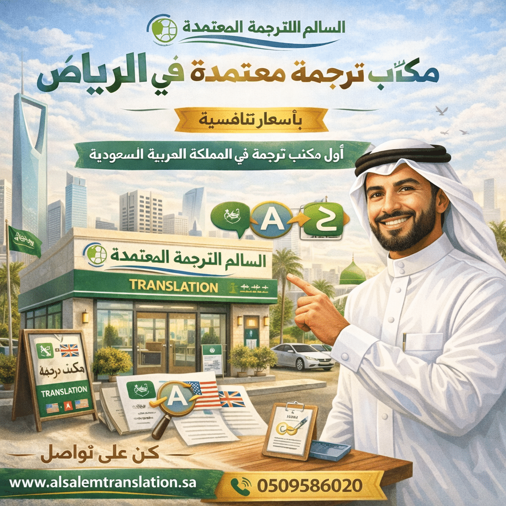 مكاتب ترجمة معتمدة في الرياض