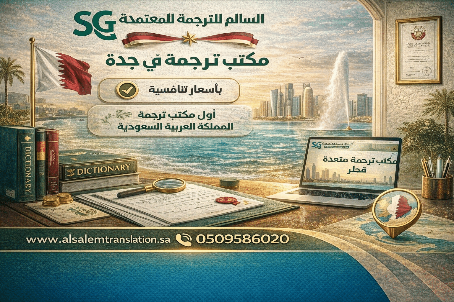 مكتب ترجمة معتمدة في قطر