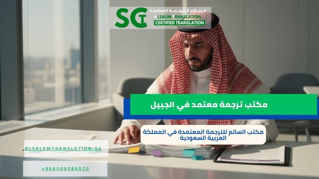 مكتب ترجمة معتمد في الجبيل 3