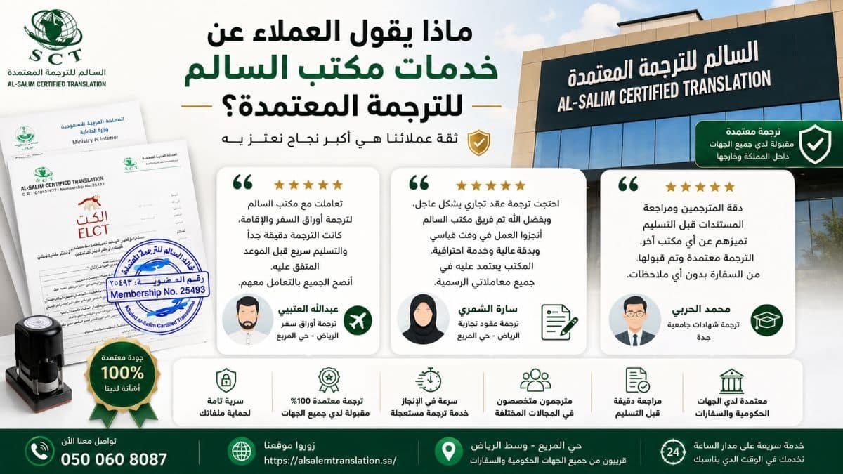 مكتب ترجمة معتمد في حي المربع