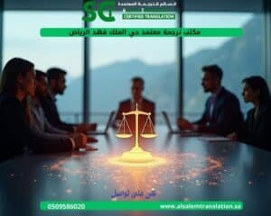 مكتب ترجمة معتمد حي الملك فهد الرياض 1