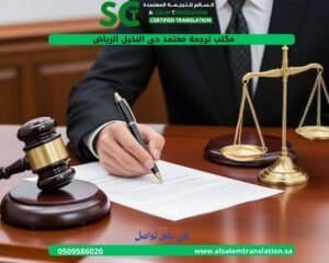 مكتب ترجمة معتمد حي النخيل الرياض 1