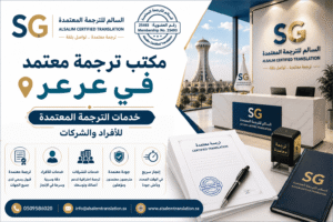 مكتب ترجمة معتمد في عرعر