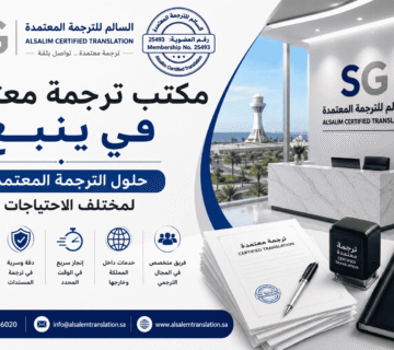 مكتب ترجمة معتمد في ينبع