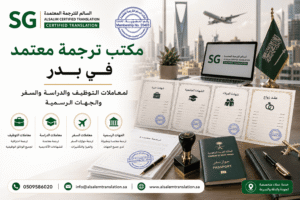 مكتب ترجمة معتمدة في بدر